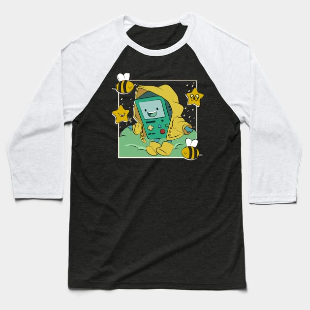 Bimo _Beemo Cartoon_Trends Baseball T-Shirt by Infinirish